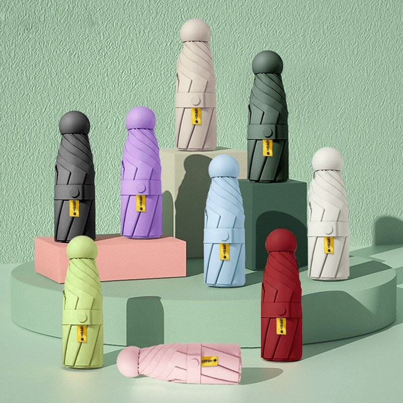 Ultra Compact Pocket Umbrella – UPF50+ Mini Travel Sun & Rain Umbrella