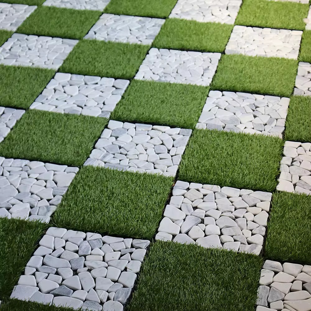 DIY Artificial Grass Carpet Tiles – Portable Interlocking Lawn for Balcony & Garden