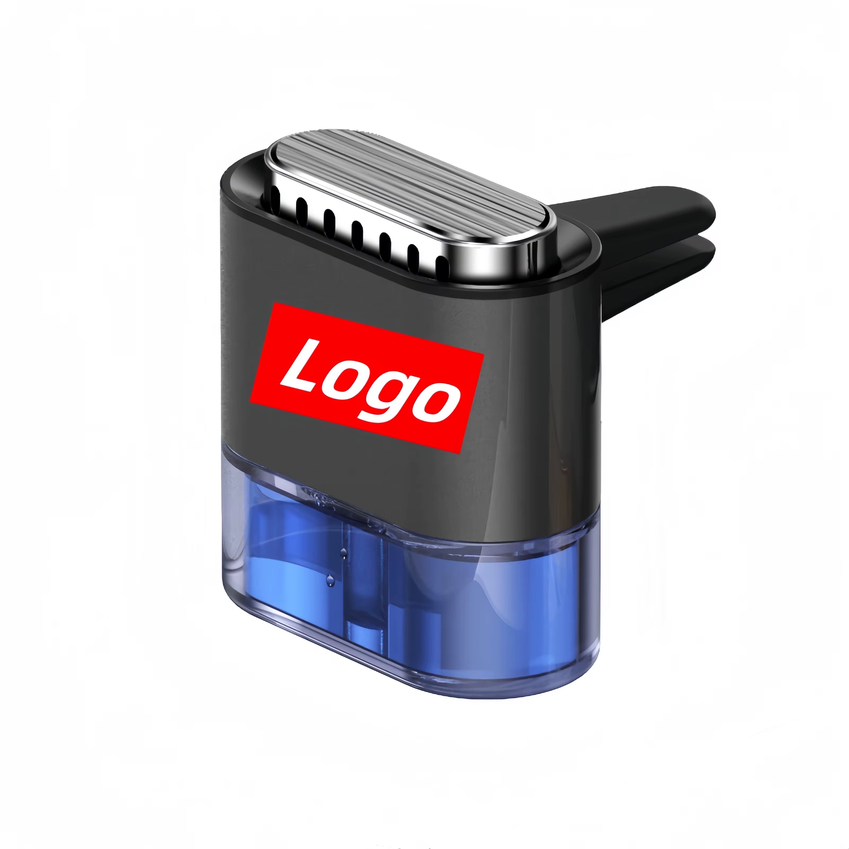 Mini Car Air Freshener Diffuser – Long-Lasting Vent Clip Fragrance with Custom Logo