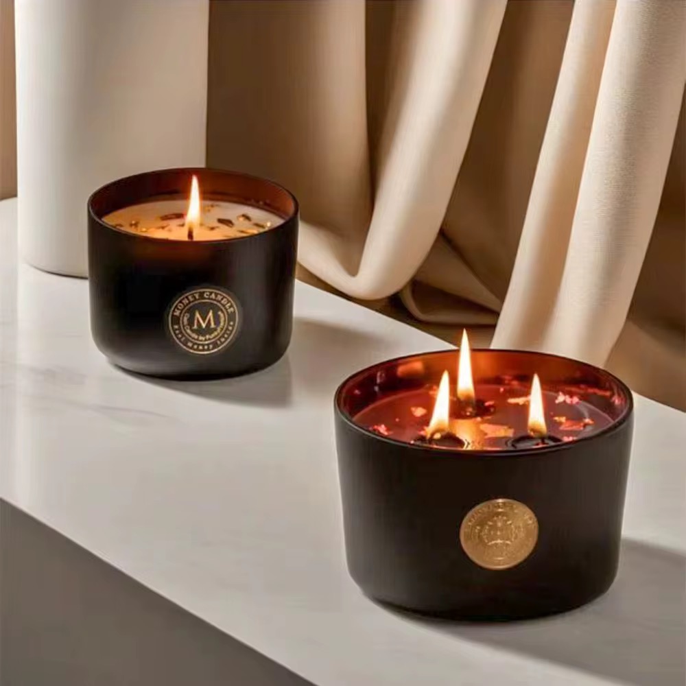 Luxury Soy Wax Scented Candle – Premium Glass Jar Candle