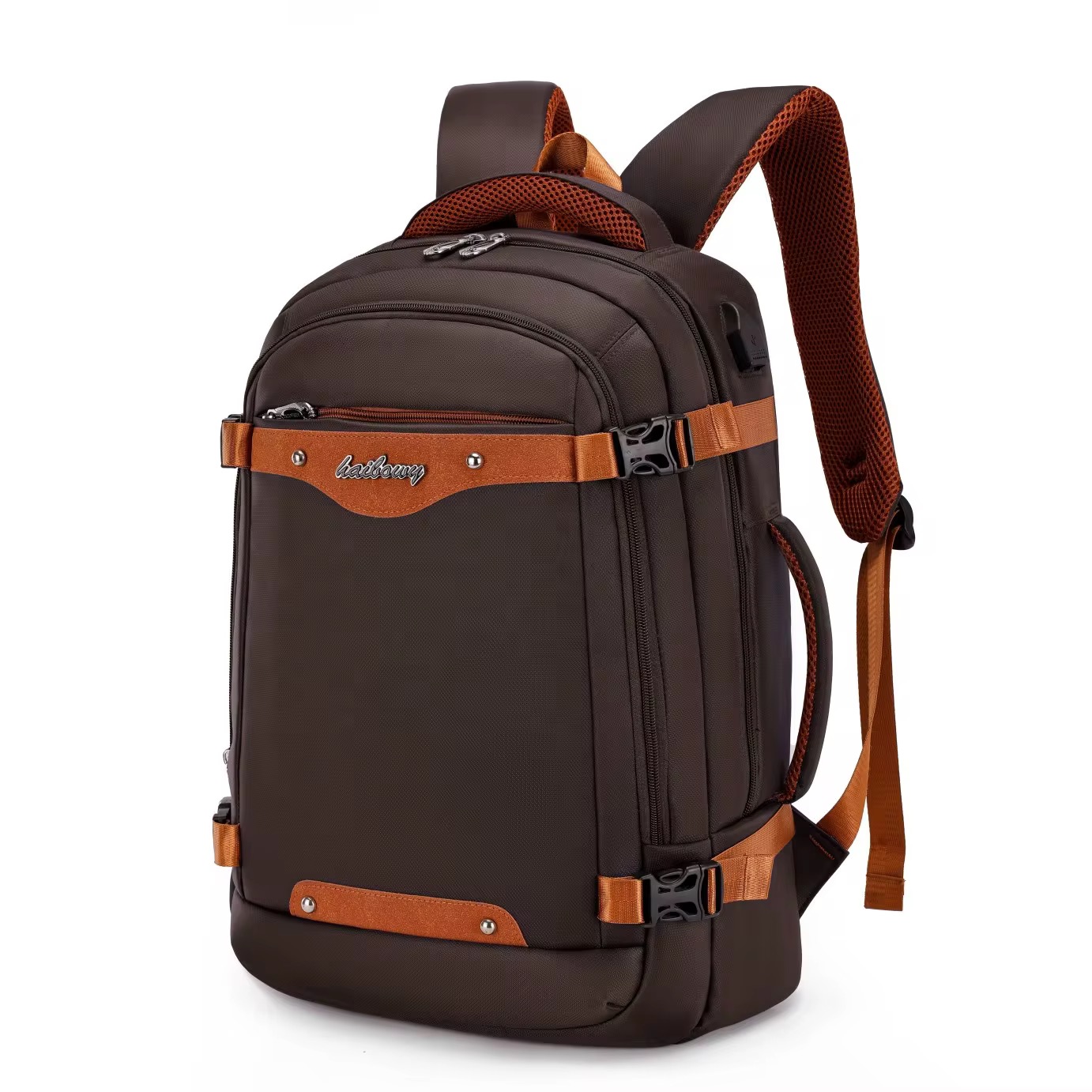Waterproof Anti-Theft Laptop Backpack – USB Charging Travel & Business Bag