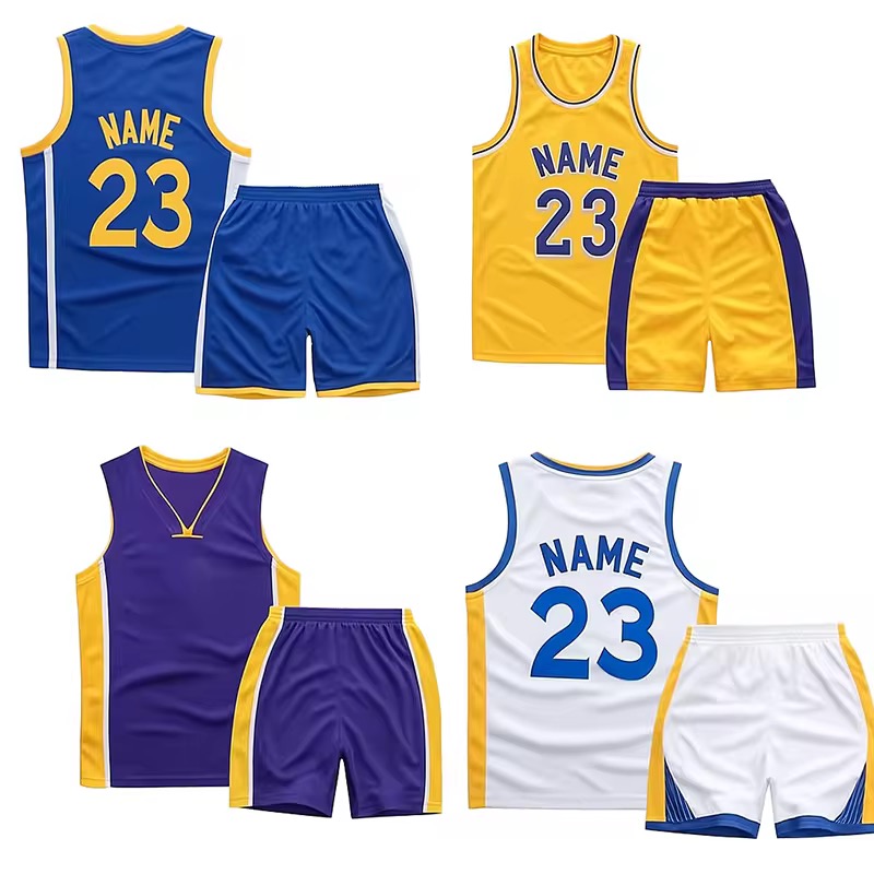 OEM Custom Basketball Jersey Set – Sublimation Team Uniform with Name & Number