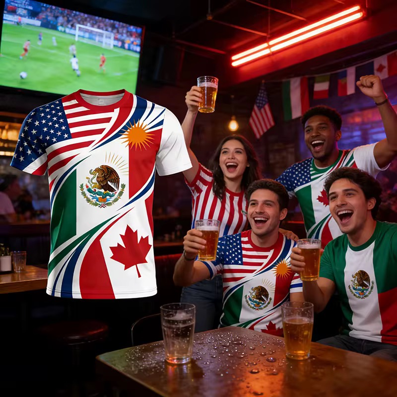 2026 USA Canada Mexico Fan Football Jersey