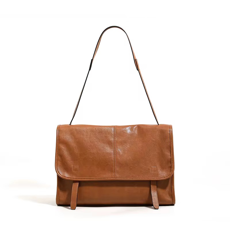 Vintage Genuine Leather Messenger Bag