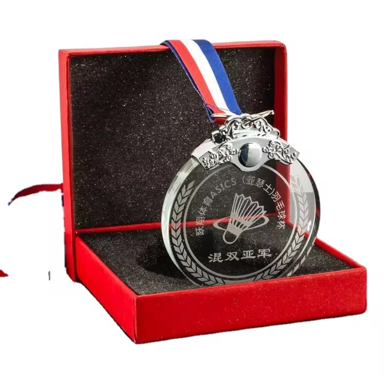 Custom Crystal Award Medal
