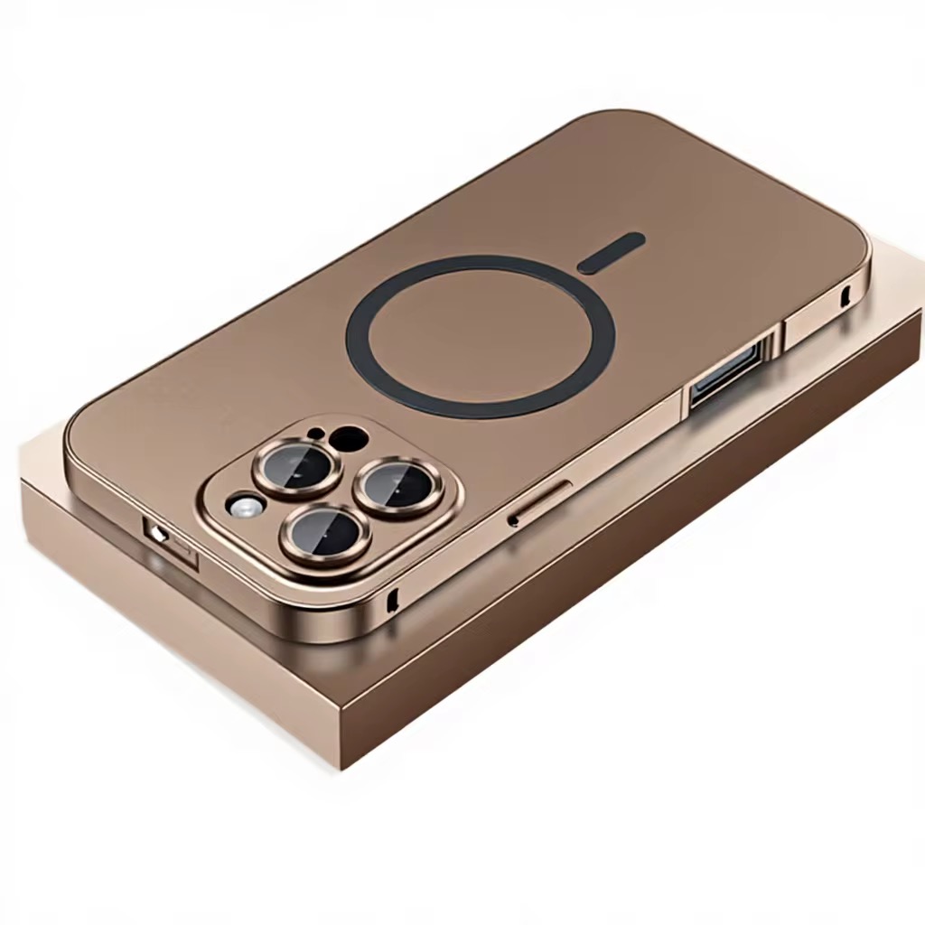 Luxury Titanium Magnetic Phone Case for iPhone