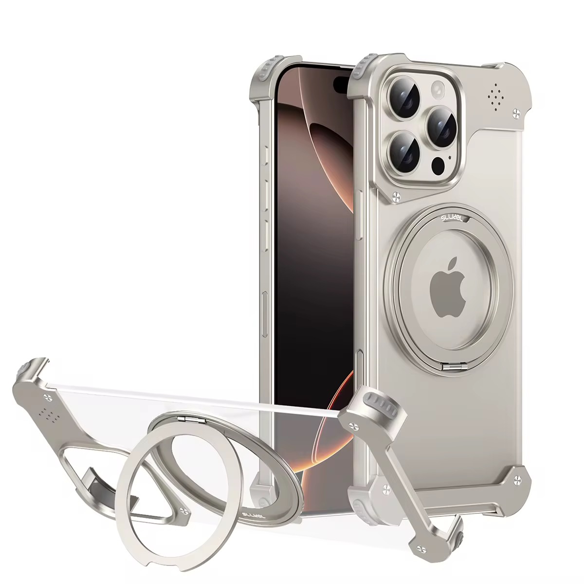 Shockproof 360° Rotating Ring Magnetic Cooling Phone Case
