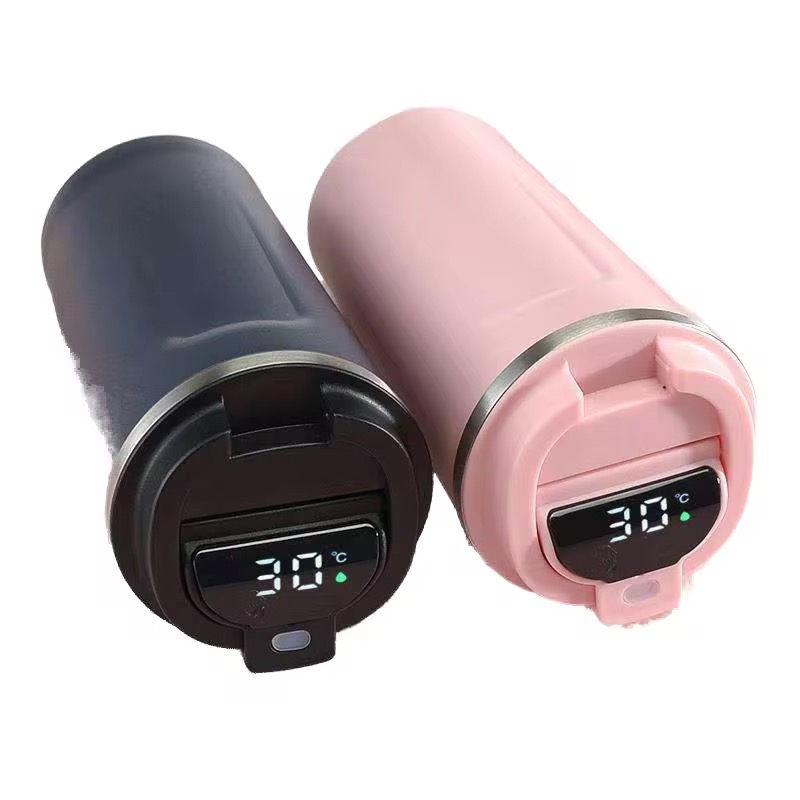 Smart Temperature Display Vacuum Coffee Tumbler 350ml–500ml Stainless Steel Travel Mug