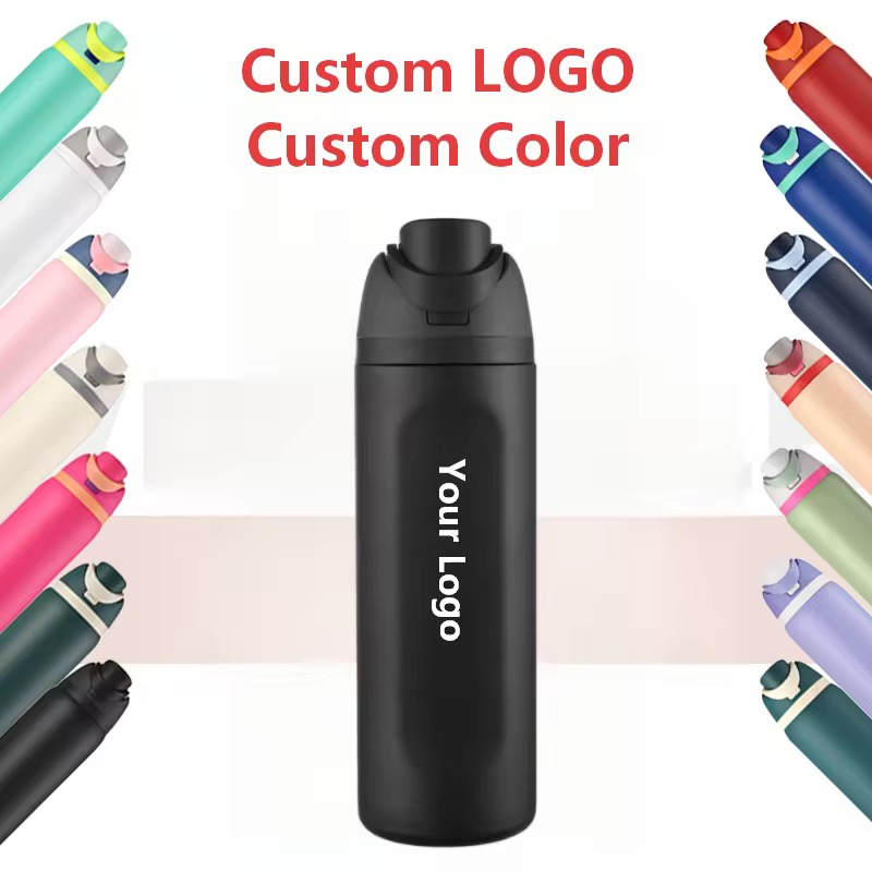 Premium BPA-Free Stainless Steel Water Bottle with Dual Drinking Ways & Leak-Proof Flip Lid