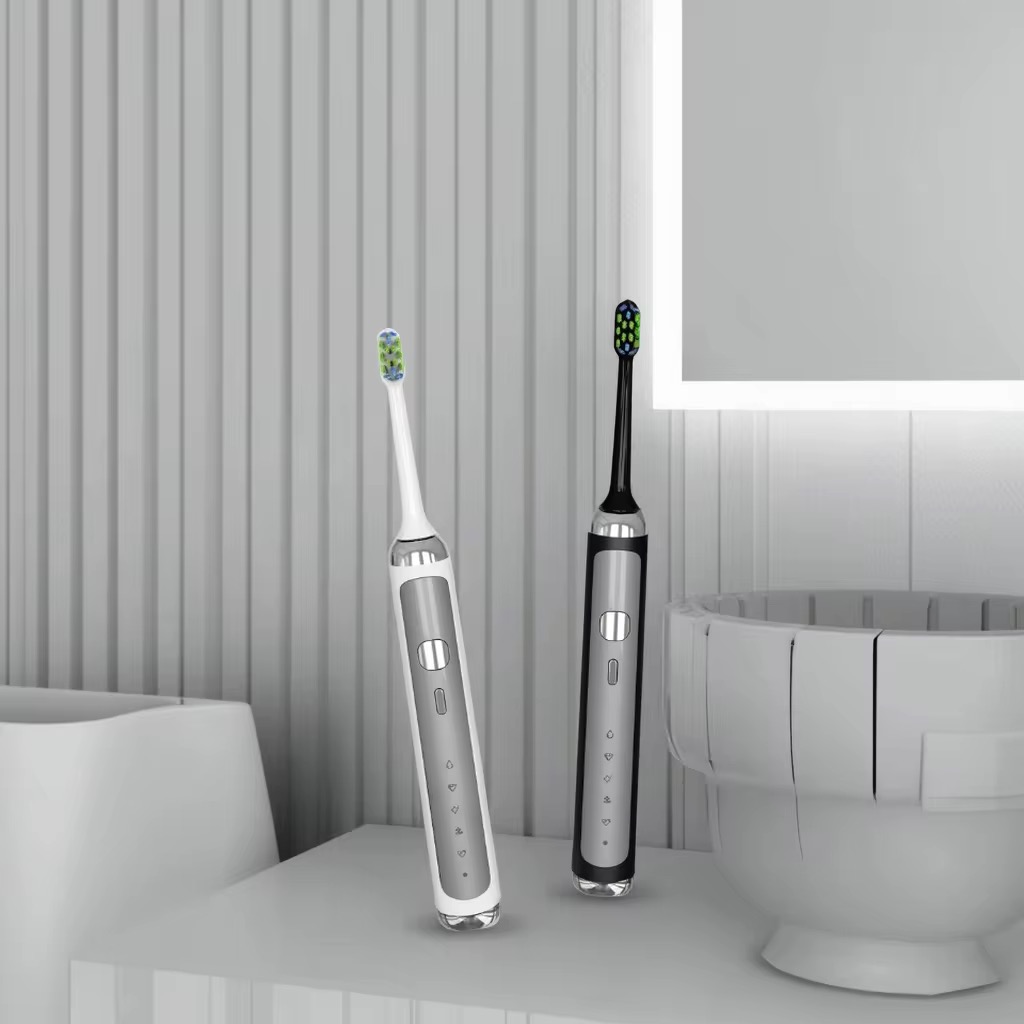 High Quality Adult Oral Care Electric Toothbrush with Five Clean Vibration Modes