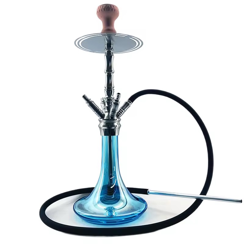 Portable Glass Hookah Set with Accessories – Modern Shisha Pipe for Home, Lounge & Social Gatherings