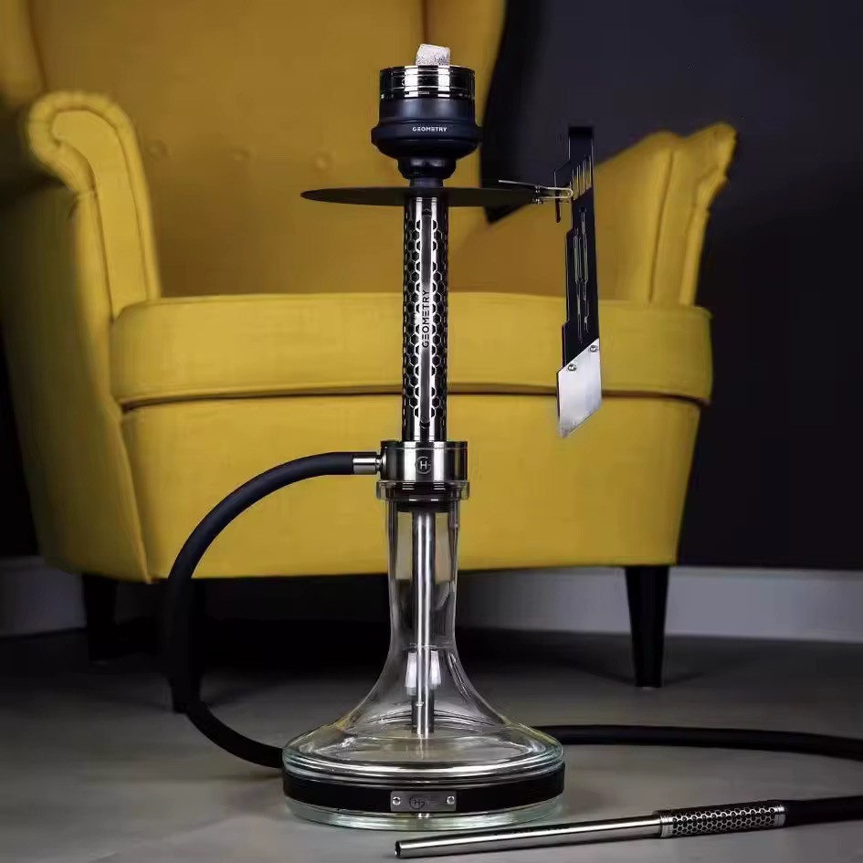 Arabic Shesha German Hookah – Premium Aluminum Alloy Turkish Hookah with Flavor Spring Single Hose