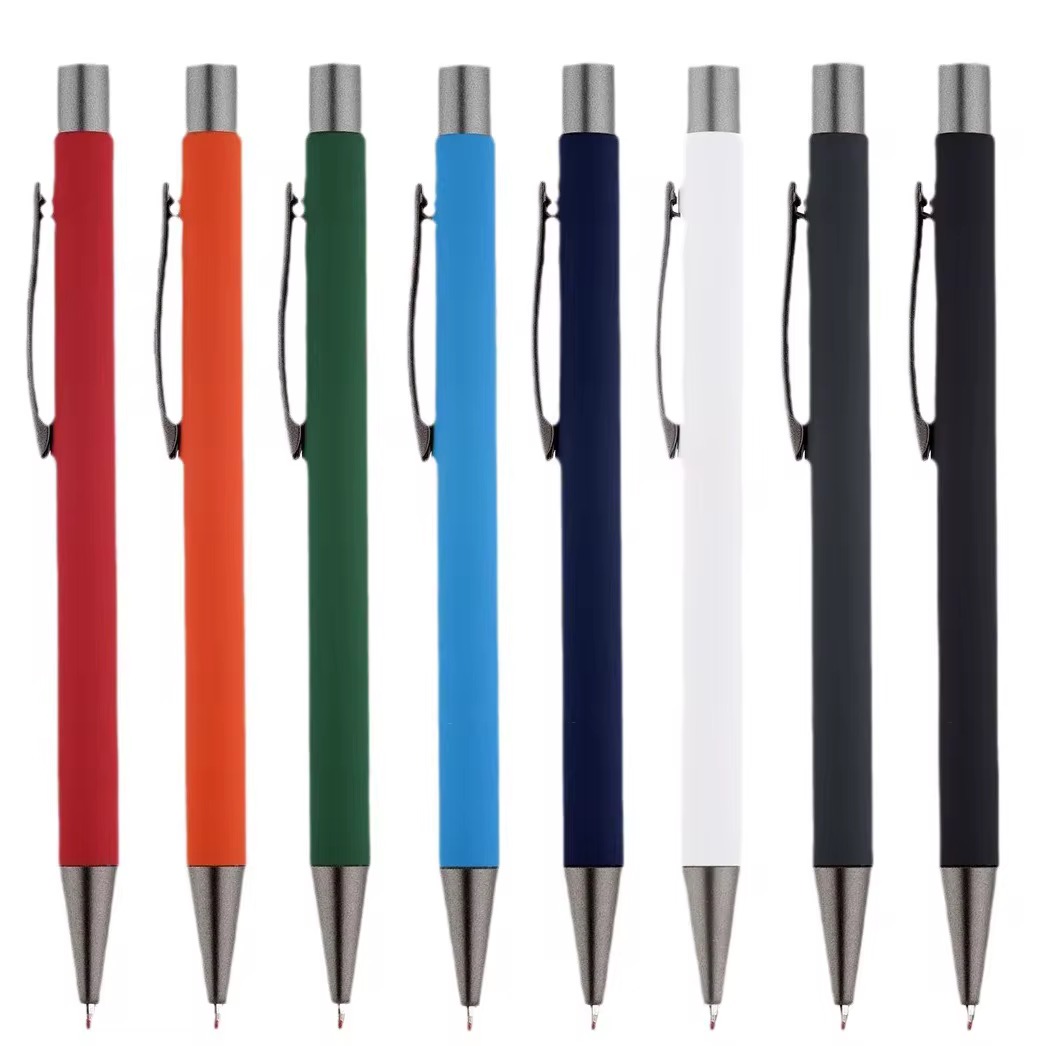 Metallic Gel Ink Ball Pen with Stylus