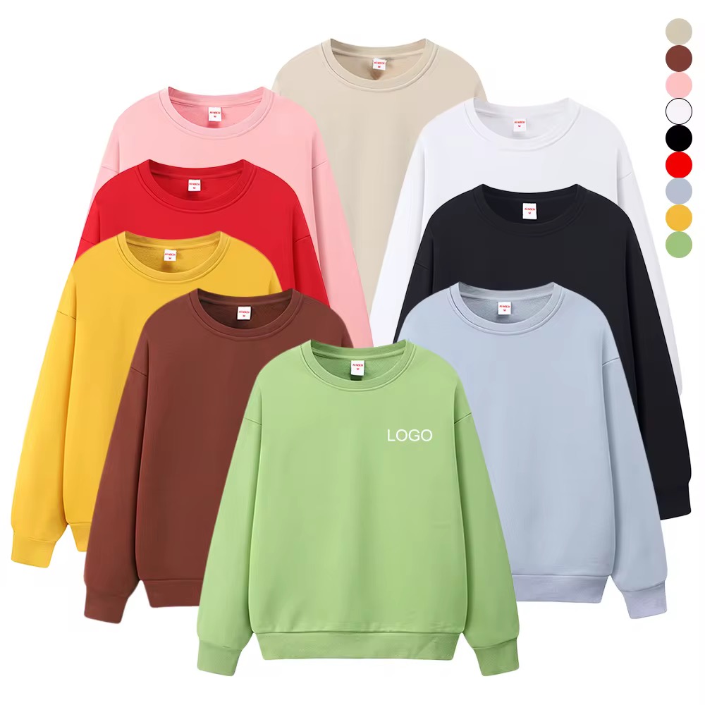 Oversized Cotton Crewneck Sweatshirt